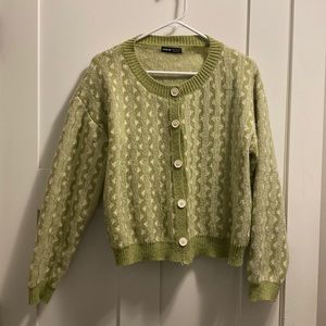 Green Patterned Sweater